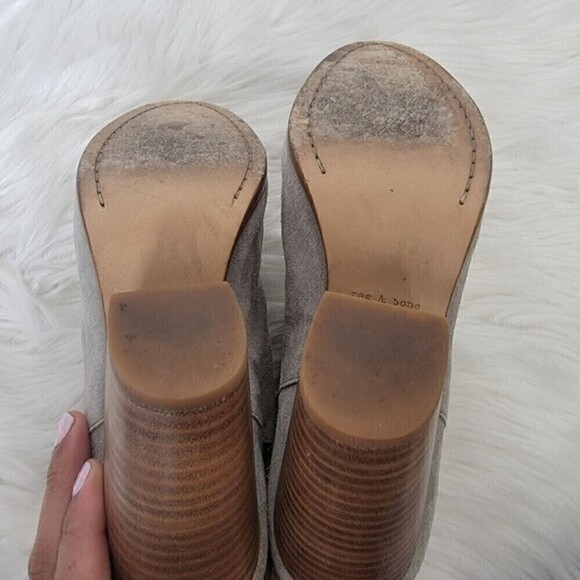 Rag & Bone womens Harrow ankle strap suede bootie sz 39 - Picture 11 of 13